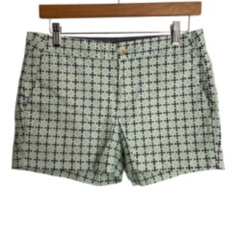 Banana Republic Hampton Fit Green Print Shorts 4